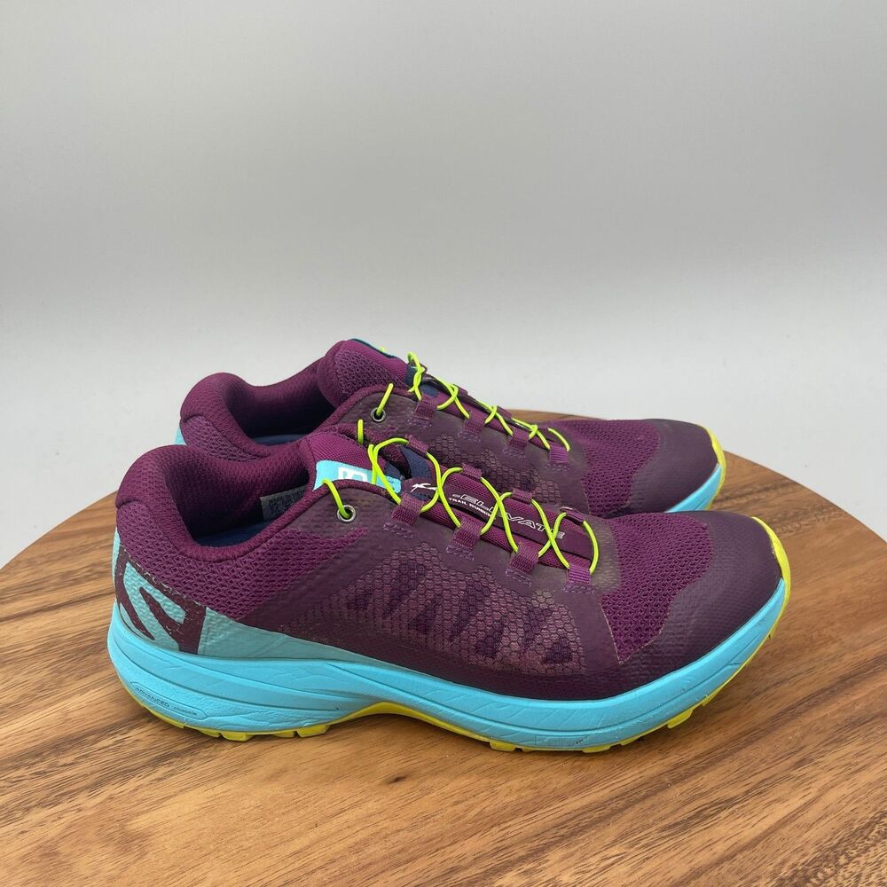 Salomon XA Elevate Shoes Womens Size 8 Purple Trail Running Comfort Hiking